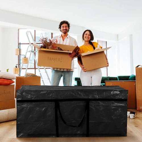 Windyun 4 Pcs 121 Gallon Extra Large Moving Bags XXL Heavy Duty Storage Bag - Image 6