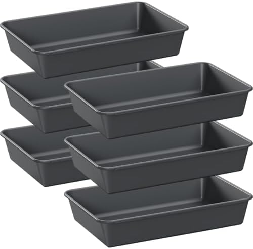 Kutesna 6 PCS Large Plastic Drawer Organizer, 9"×6" Desk Organizer Set by Kutesna