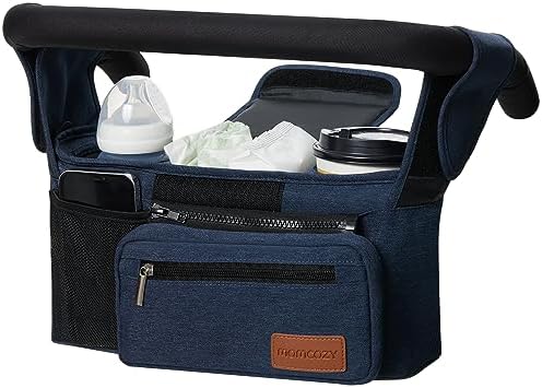 Momcozy Universal Stroller Organizer with Insulated Cup Holder by Momcozy