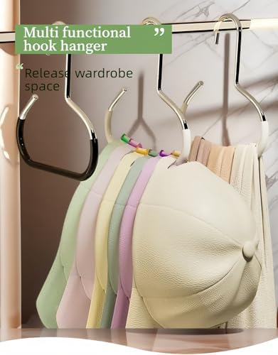Multi-Functional Space-Saving Hat & Scarf Hanger - Non-Slip PVC Coated Clothes Rack Organizer for Closet, Wall, Balcony - Durable & Versatile Hanger for Hats, Ties, Scarves, Delicate Fabrics (10PCS) - Image 6