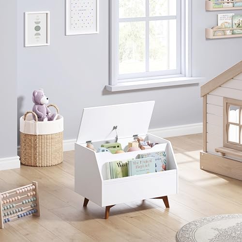 UTEX Kids Toy Box, Toy Chest with Bookshelf, Kids Storage Organizer Bench - Image 6