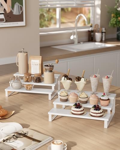 SONGMICS Display Risers, Perfume Organizer Stand, Cupcake Stand Holder - Image 3