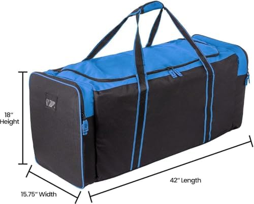 Jetstream Heavy Duty Multi Pocket Durable Sports Gym Equipment Travel Duffel Bag - Image 4