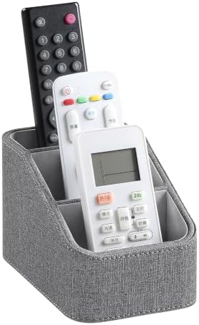 Remote Control Holder, Small Desk Organizer TV Remote Caddy (Gray) by NICLNGSH