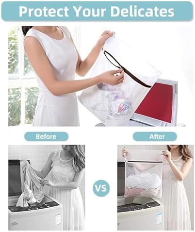 GOGOODA Mesh Laundry Bags for Delicates Durable Protective Wash Bags - Image 5
