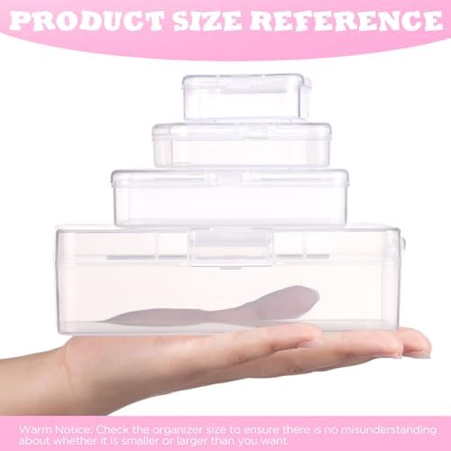 Bead Organizers and Storage, 56 Pcs Small Plastic Containers with Lids - Image 3