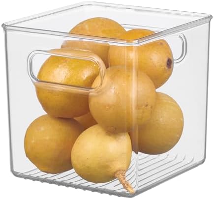 iDesign Plastic Pantry Storage Organizer Bin, 6" x 6" x 6" by iDesign