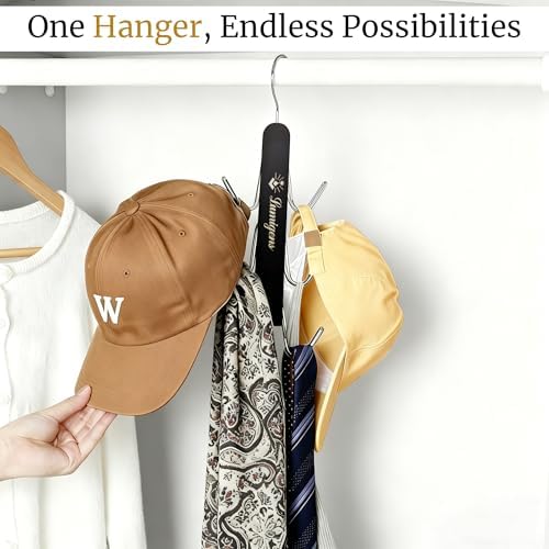 Purse Hanger, 2 Pack Purse Organizer for Closet with 16 Hooks for Heavy Bags, Sturdy Bag Storage, Rotatable Handbag Holder, Purse Rack Space Saving Backpack Hanging Closet Organizer Hangers, Black - Image 6