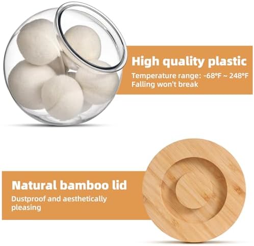 Laundry Pod Container,Dryer Ball Holder Dispenser,Laundry Room Organization - Image 3