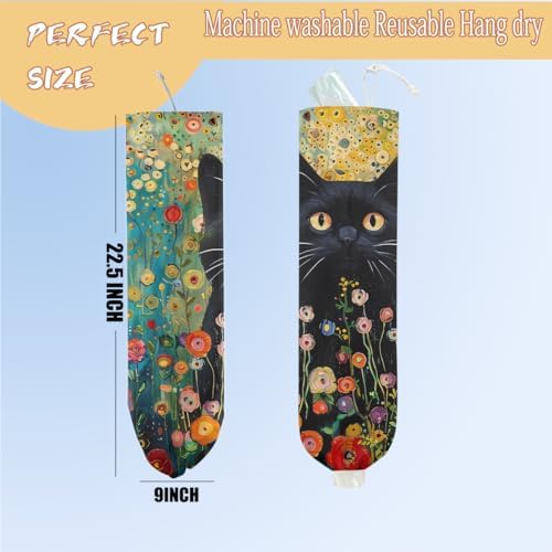 Cat Plastic Bag Holder, Grocery Bag Holder for Plastic Storage bags - Image 2