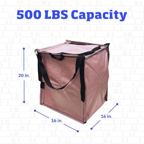 DURASACK 22-Gallon Zipper Top Heavy Duty Storage Tote Bags, Single, Mauve - Image 2