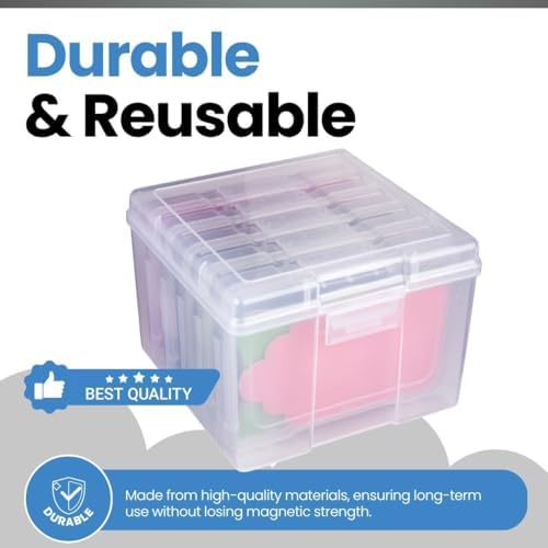 ArtBin 6947ZZ Photo & Craft Organizer Set, Large Box with [5] Plastic Storage Cases Inside, Clear - Image 4