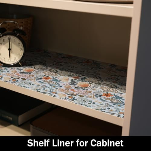 Floral Non-Slip Shelf Cabinet Drawer Liner, 16IN x 10FT - Image 7