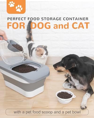 10-13 Lbs Dog Food Storage Container,Collapsible Dog Food Container - Image 4