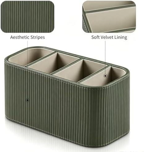 TV Remote Control Holder Remote Holder Caddy Organizer (Green) - Image 3