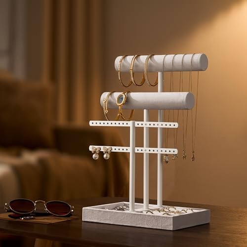 Jewelry Organizer Stand for Necklaces, Bracelets, Earrings, Rings, PW - Image 5