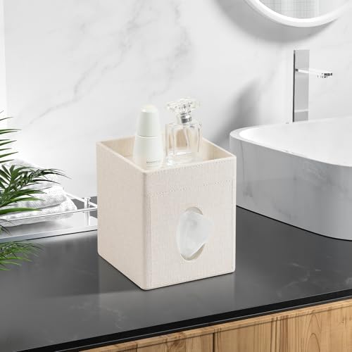 PU Leather Tissue Box Cover Square Tissue Box Holder Tissue Holder - Image 6
