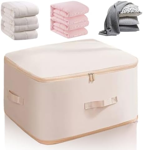 Ultra Space Saving Self Compression Organizer, Self Compression Moving Organizer Bags, 2024 New Heavy Duty Moving Bags Space Saving Self Compression Organizer for Comforters (Beige, X-Large) by Coloday