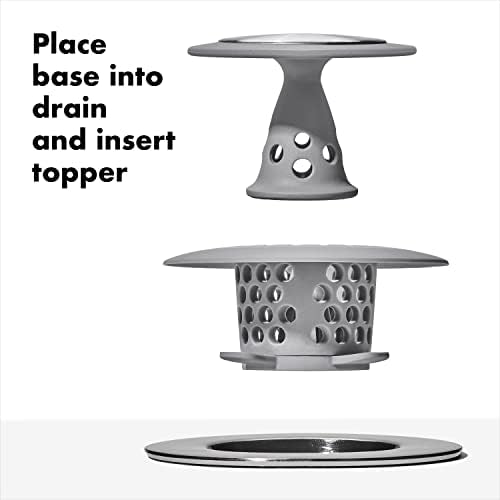 OXO Good Grips Stainless Steel Hair Catch Drain Protector - Image 3