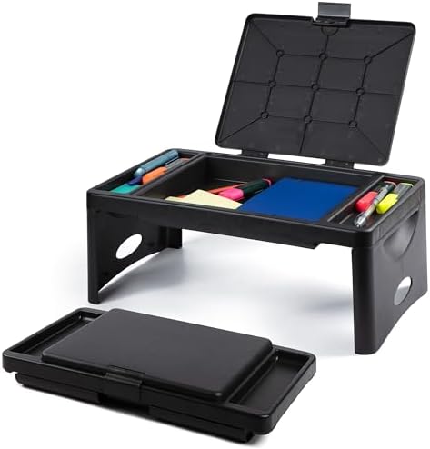 Loddie Doddie Lap Desk, Folding Desk, Bed Table, Black, 9.75"x12" by LoddieDoddie