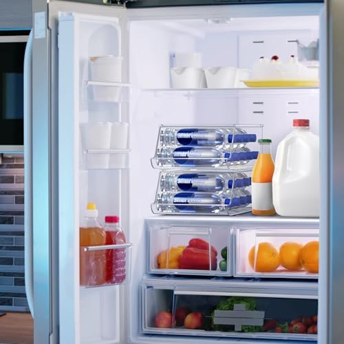 Sorbus Water Bottle Organizer for Refrigerator & Pantry, Stackable (2 Pack) - Image 3