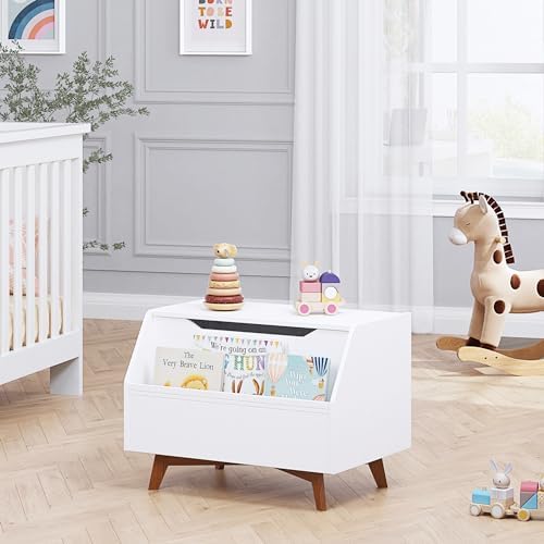 UTEX Kids Toy Box, Toy Chest with Bookshelf, Kids Storage Organizer Bench - Image 5