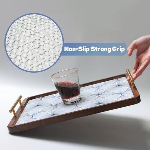 Quttisay No Adhesive Shelf Liners for Cabinets Drawer Liner 15.7in x 10ft - Image 2