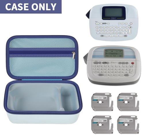 GWCASE Hard Case for Brother P-Touch PTM95 PT90 Handy Label Maker, Blue - Image 2