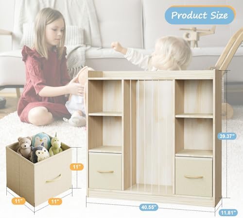 EXPERLAM Toy Storage Organizer with Stuffed Animal Storage - Image 2