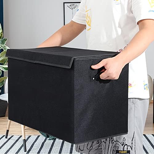 122L Large Toy Box Chest Storage with Lid, Collapsible Kids Toy Storage - Image 5