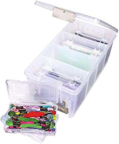 ArtBin Semi Satchel Photo Organizer Set with 8 Inner Cases, Clear - Image 6