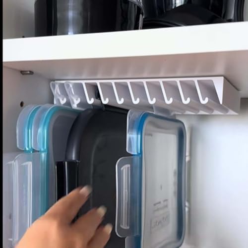 Lid Loft Lid Organizer, 10-Slot LidLoft Hanging Organizer in Cabinet - Image 2