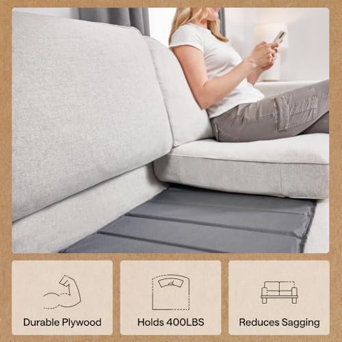 GORILLA GRIP Couch Cushion Support Board for Sagging Loveseats, 24x54 Gray - Image 4