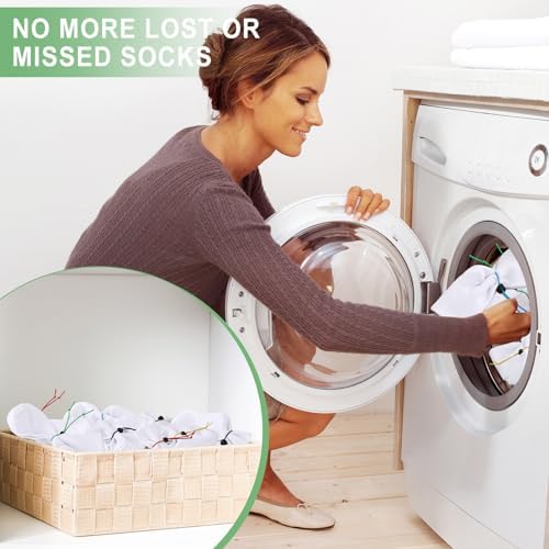 50 Pcs Sock Clips for Laundry, Sock Keepers for Washing - Image 6