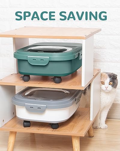 20-23 Lbs Dog Food Storage Container Airtight,Collapsible Pet Food Storage - Image 5