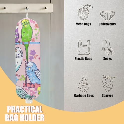 Parrot Plastic Bag Holder, Wall Mount Grocery Bag Holde - Image 3