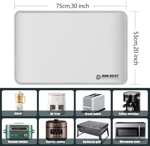 Heat Resistant Mat for Air Fryer, Silicone Mat for Kitchen Counter - Image 4