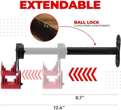 PRO BIKE TOOL Bike Rack for Garage Wall Mount - Horizontal Bike Storage - Image 6