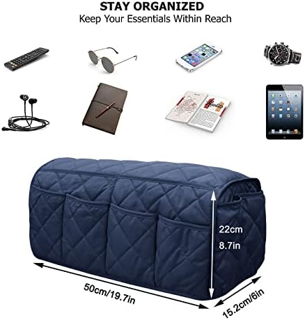 Armchair Caddy for Recliner - Sofa Armrest Organizer with 14 Pockets - Image 3