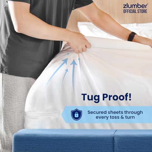 The Original USA Patented ZlumberLock - Secure Sheet Holder with Heavy-Duty Mattress Straps – No More Loose Bedding, Universal Fit, Easy One-Time Installation - Image 3