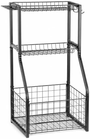 YueTong Garage Sports Organizer with Ball Rack, Bat Holder and 4 Hooks by YueTong