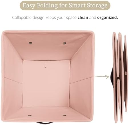 DECOMOMO Storage Bins, Cube Storage Bin with Labels - Image 6