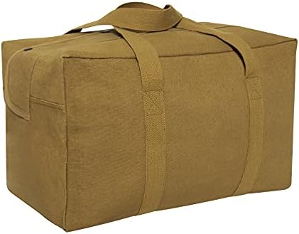 Rothco Canvas Parachute Cargo Bag, Coyote Brown, 40.5L - Image 2