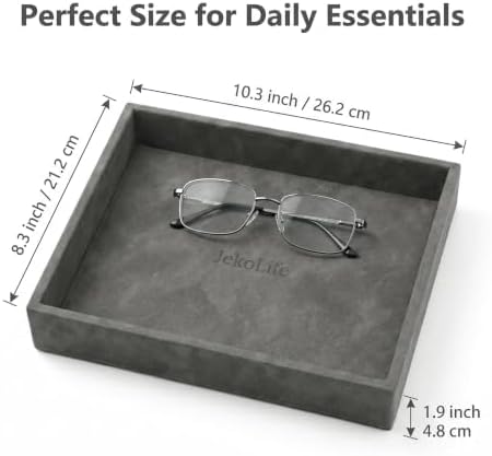 Hard-Sided Valet Tray,Desktop Organizer for Keys,Wallet and Watch - Image 6