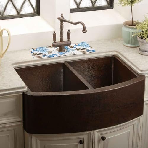 Sink Faucet Absorbing Mat, 2 Pack Drying Mat Around Faucet Sink Splash Guard Behind Faucet Sinkmat For Kitchen Bathroom Island Rv 15 * 5.5 Inch (38 * 14 cm) - Image 3