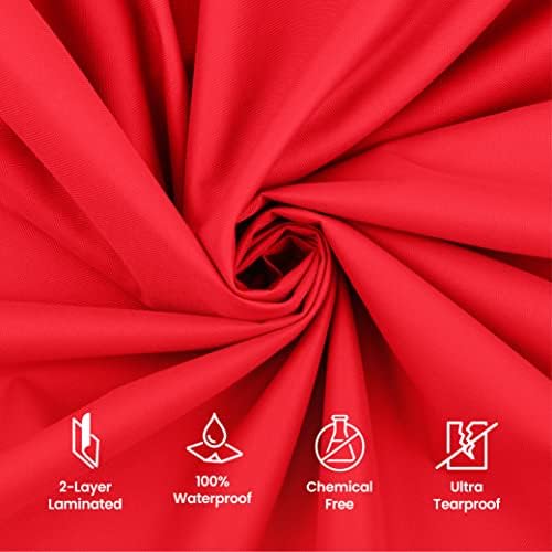 ZOBER Wide Christmas Tree Storage Bag - Maximum Accessibility - Fits 9 Ft Trees - 600D Oxford Fabric Christmas Tree Bag For Storage Box For Xmas - Strong, Durable Straps & Handles - Card Slot - Red - Image 5