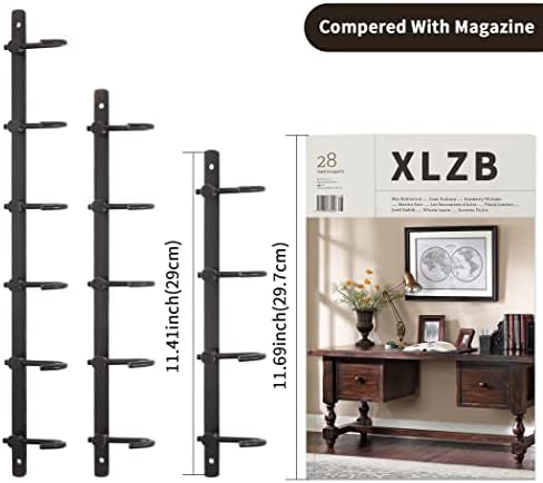 WINCASE Bronze Towel Hooks, Bathroom Rail Hook Rack Wall Mounted, Antique Oil Rubbed Brass Cloth Coat Rack with 5 Hooks Farmhouse - Image 7