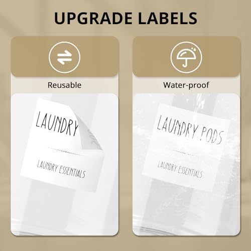 Glass Laundry Pods Container, Half Gallon 2 Liter Laundry Jars with Wood Lids for Laundry Room Organization and Storage, Powder Detergent Holder for Laundry Room Decor and Accessories - Image 7