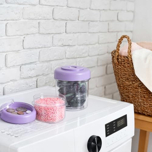 Portable Laundry Detergent Dispenser with Handle, Stackable Storage - Image 7