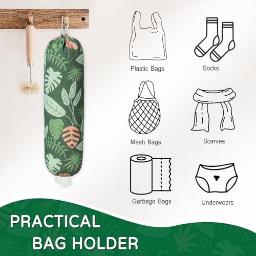 Plastic Bag Holder, Reusable Grocery Bag Holder for Plastic Bags - Image 3